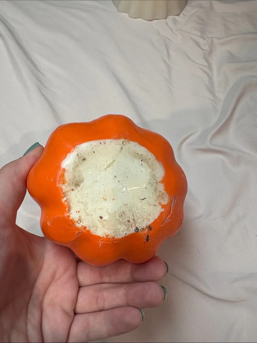 Halloween Pumpkin and Ghost Decorative Candles - Orange & Cream